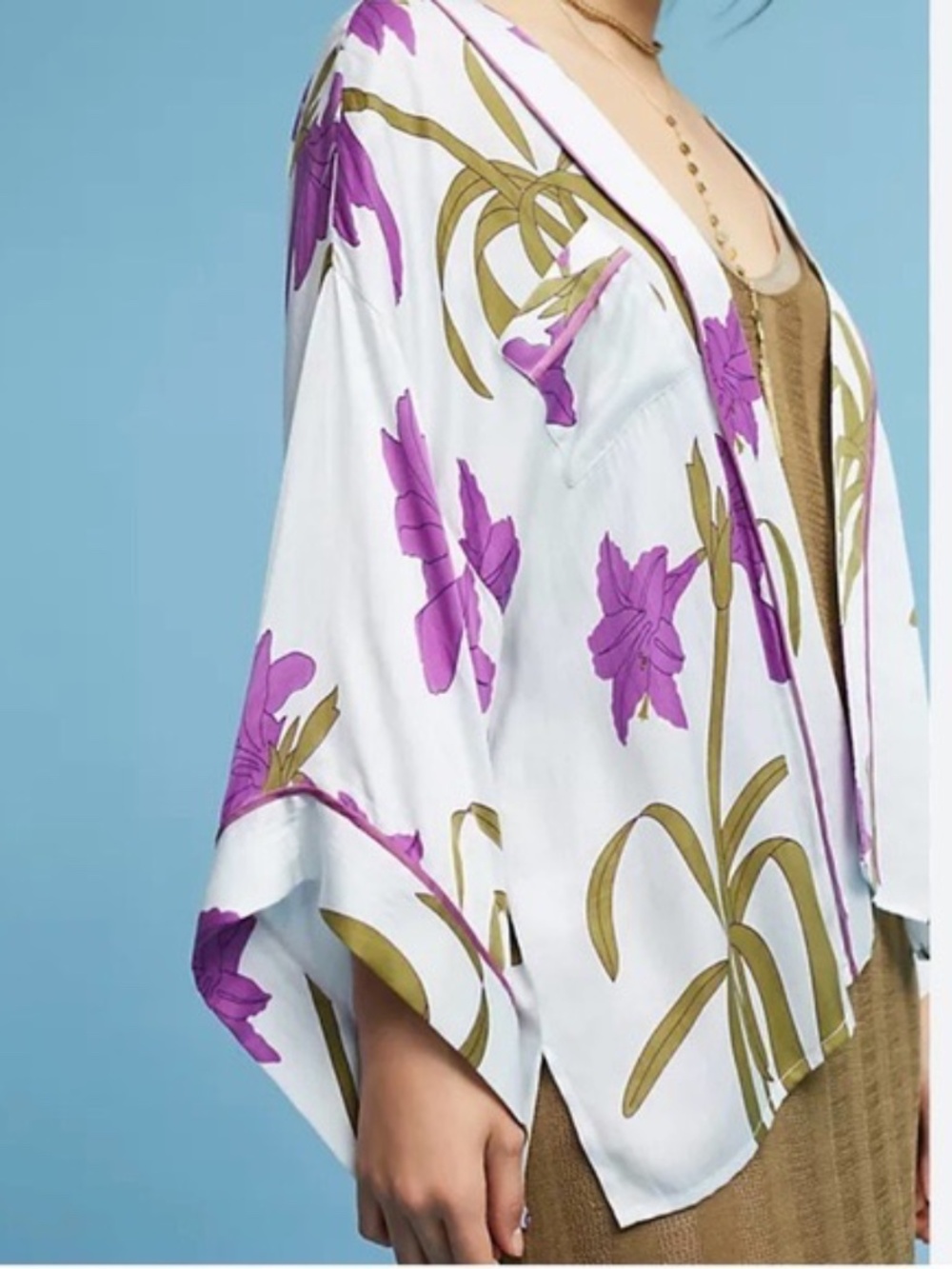 Anthropologie‎ Erfurt Springfield Floral Kimono One Size